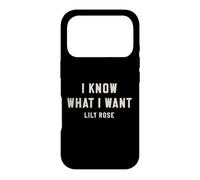 Custodia per iPhone 17 Pro Lily Rose So cosa voglio audace