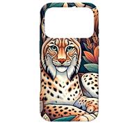 Custodia per iPhone 17 Pro Linci selvatiche tra le foglie