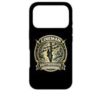 Custodia per iPhone 17 Pro Lineman Brotherhood - Distintivo con scritta "Keep the Lights On"