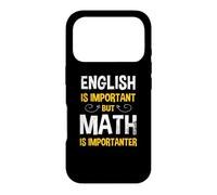 Custodia per iPhone 17 Pro L'inglese è importante, ma la matematica è importante divertente Pi Day