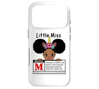 Custodia per iPhone 17 Pro Little Miss Black Girl Magic Melanin M Attenzione Ragazze carine