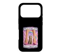 Custodia per iPhone 17 Pro Little Miss Furry Flaps - Gattini divertenti per amanti dei gatti