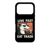 Custodia per iPhone 17 Pro Live Fast Eat Trash