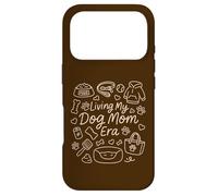 Custodia per iPhone 17 Pro Living My Dog Mom Era, Funny Doodle Graphic Woman