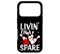 Custodia per iPhone 17 Pro Living on a Spare Shirt Bowling League squadra camicia divertente ciotola