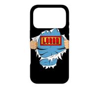 Custodia per iPhone 17 Pro Logan Name Superhero Gift for Boys Named Logan