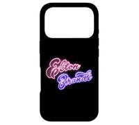 Custodia per iPhone 17 Pro Logo ufficiale Elton John Neon