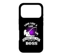 Custodia per iPhone 17 Pro Look Like A Lady Fish Like A Boss Funny Fishing Outdoors