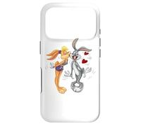 Custodia per iPhone 17 Pro Looney Tunes Bugs and Lola Kiss Valentine's Day