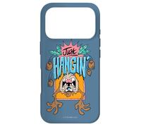 Custodia per iPhone 17 Pro Looney Tunes Taz Just Hanging