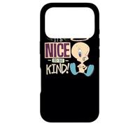 Custodia per iPhone 17 Pro Looney Tunes Tweety Nice To Be Kind