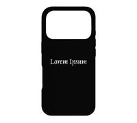 Custodia per iPhone 17 Pro Lorem Ipsum Latino Segnaposto Macchina da scrivere Geek