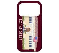 Custodia per iPhone 17 Pro Los Angeles, disegno a mano Biblioteca Vermont Square Branch