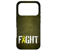 Custodia per iPhone 17 Pro Lotta contro il sarcoma - Nastro giallo per la consapevolezza del cancro alle ossa