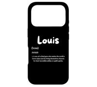 Custodia per iPhone 17 Pro Louis Definition Personalized Name Custom Costume For Louis