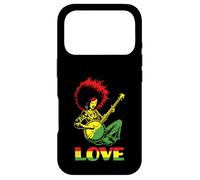 Custodia per iPhone 17 Pro LOVE African American Black Hippie Banjo Girl
