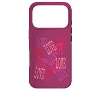 Custodia per iPhone 17 Pro Love in Cascata Lettering Romantico