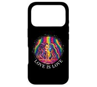 Custodia per iPhone 17 Pro Love Lesbians LGBT bandiera gay transgender alleato arcobaleno mese