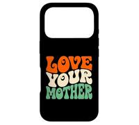 Custodia per iPhone 17 Pro Love Your Mother Earth Day Retro Ambientalista Pianeta