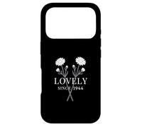 Custodia per iPhone 17 Pro Lovely Since 1944 - Compleanno floreale vintage con margherite