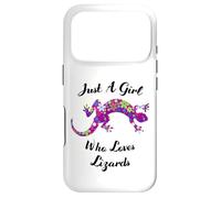 Custodia per iPhone 17 Pro Lucertola Just A Girl Who Loves Lizards Outfit Lizard Lover