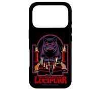 Custodia per iPhone 17 Pro Lucipurr Cat Conjuring Sarcastic Retro Funny Adult Humor