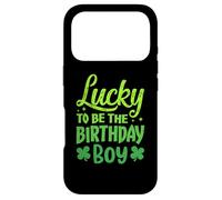 Custodia per iPhone 17 Pro Lucky to Be the Birthday Boy Shamrock St Patrick's Day Boys