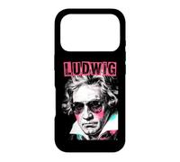 Custodia per iPhone 17 Pro Ludwig van Beethoven - Compositore divertente retrò Pop Art Music