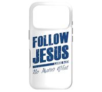 Custodia per iPhone 17 Pro Luke 9:23 Follow Jesus No Matter What - Christian Gospel