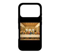 Custodia per iPhone 17 Pro L'ultima cena per gatti, Funny Cats, Cat Lovers, Cat Art Classic