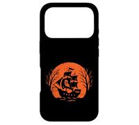 Custodia per iPhone 17 Pro Luna di Halloween della nave fantasma