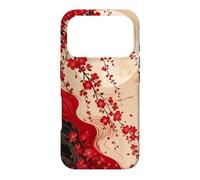 Custodia per iPhone 17 Pro Luna Dietro I Fiori Di Ciliegio Cascata
