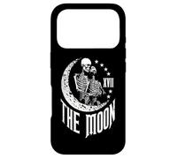 Custodia per iPhone 17 Pro Luna Tarocchi Scheletro Coppia Vintage Gothic Astrologia