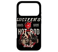 Custodia per iPhone 17 Pro Luzifers HotRod Shop Rockabilly Pin Up Girl Ratty Canna da topi