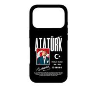 Custodia per iPhone 17 Pro M. Kemal Atatürk Fikirler Ölmez Ritratto Bandiera Turca