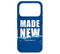 Custodia per iPhone 17 Pro Made New in Christ Jesus: Christian Faith Baptism 2 Cor 5:17