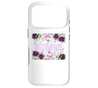 Custodia per iPhone 17 Pro Madre Natura è una giardiniera di giardini floreali viola