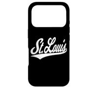 Custodia per iPhone 17 Pro Maglia sportiva retrò con scritta "St Louis Varsity"