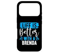 Custodia per iPhone 17 Pro Maglietta Brenda con scritta "Life Is Better With A BRENDA"