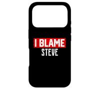 Custodia per iPhone 17 Pro Maglietta con scritta "I Blame Steve"