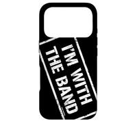 Custodia per iPhone 17 Pro Maglietta con scritta "I'm with the band" - Rock Concert Shirt - Music Band
