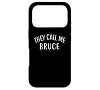 Custodia per iPhone 17 Pro Maglietta con scritta "They Call Me BRUCE First Name