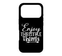 Custodia per iPhone 17 Pro Maglietta Distressed Enjoy The Little Things