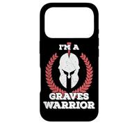 Custodia per iPhone 17 Pro Maglietta regalo con scritta "I'm a Graves Warrior Graves Disease Awareness"