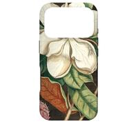 Custodia per iPhone 17 Pro Magnolia Flower Rustic Vintage Botanical Illustration