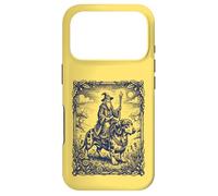 Custodia per iPhone 17 Pro Mago mistico Cavalcando Bassotto Cane Fantasy Art