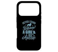 Custodia per iPhone 17 Pro Mai stare tra una ragazza e il suo cane australiano