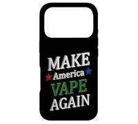 Custodia per iPhone 17 Pro Make America Vape Again Meme dispositivo vaping aromatizzato divertente