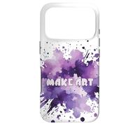 Custodia per iPhone 17 Pro Make Art - Vernice ad acquerello viola