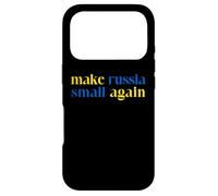 Custodia per iPhone 17 Pro Make Russia Small Again Ukraine Flag Color